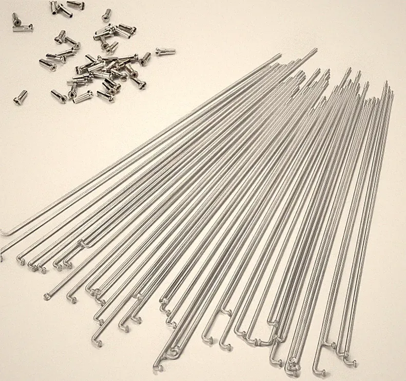36pcs Chrome STAINLESS STEEL Bicycle Spokes 14G BMX Cruiser MTB Road All Sizes.
