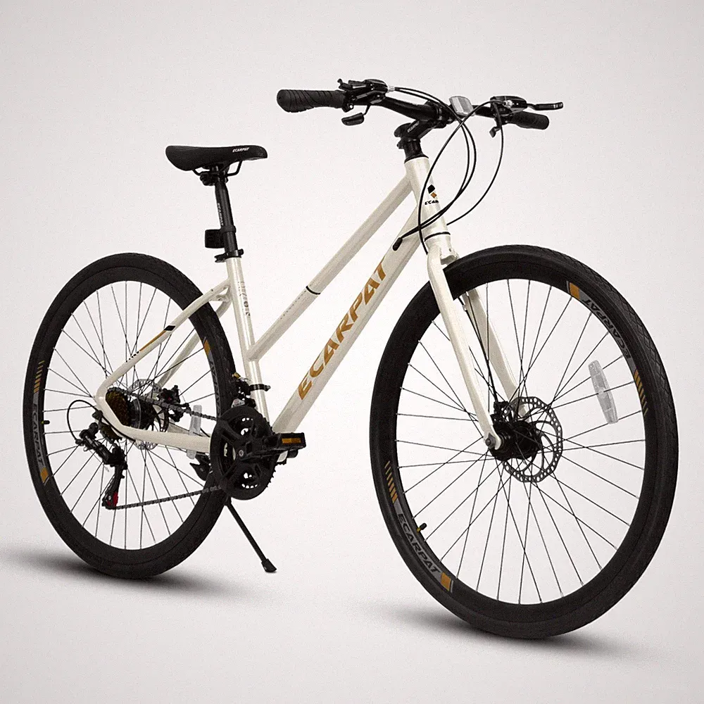 700C Road Hybrid Bike for Adult , 21-Speed Road Bike Road Bicycle Carbon Steel
