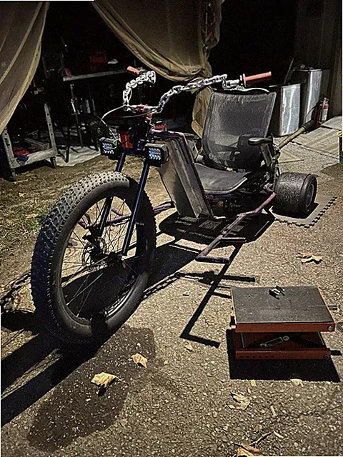 Baddass Custom Built Drift Trike For The Big Boys Who Still Love There Toys
