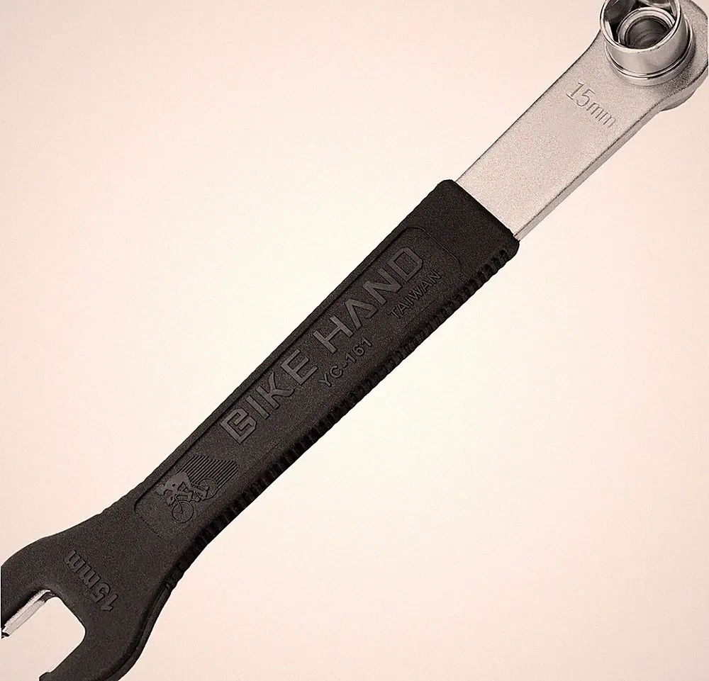 BIKEHAND Bike Bicycle Multi-Use 15Mm Pedal Wrench and 14Mm/15Mm Sockets Wrench