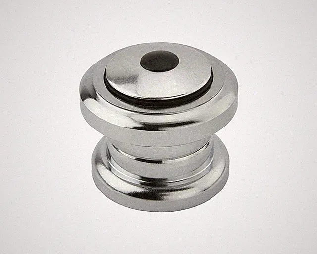 NECO Bicycle 1-1/8" Threadless Headset Chrome Steel MTB BMX Bike Fork 34mm Cup.