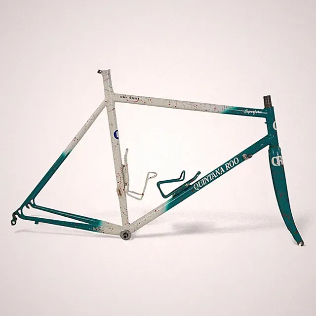 Vintage 56cm Quintana Roo SuperForm Steel Rim Brake TT/Triathlon Frameset