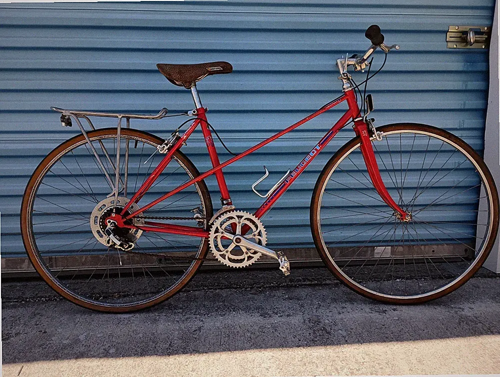 Vintage PEUGEOT Touring Bike, Steel, 50 cm Frame, 10 Speed, 27 in Wheel