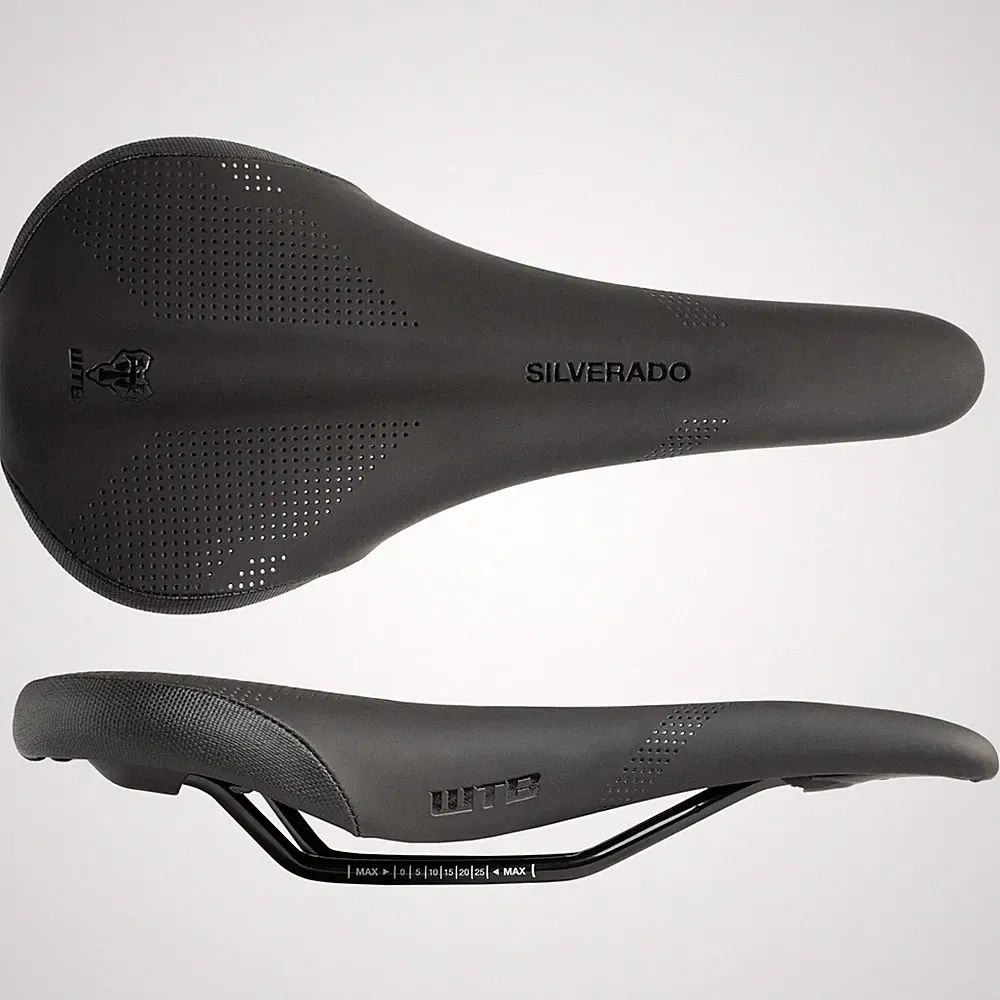 WTB Silverado 265 Bike Bicycle Saddle Stainless Steel Rails Medium 142mm Black